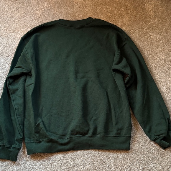 Gildan Dark Green Claude Monet Sweatshirt - Picture 4 of 4